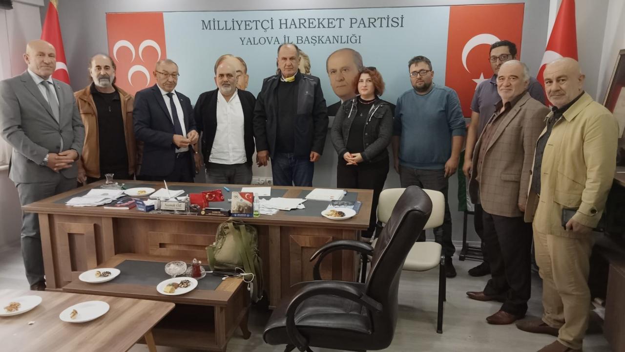 Yalova’da İYİ Parti’den istifa eden 4 kişi daha MHP’ye katıldı
